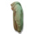 Frontal: Buzo DC Crushed verde seco canguro – vista lateral