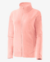 Campera de mujer Salomon Polar LT FZ en color rosa, con cierre frontal y cuello alto, ideal para uso casual.