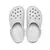 Zuecos Crocs Crocband unisex color gris para adulto vistos desde arriba