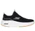 Zapatilla deportiva negra SKECHERS GO RUN ELEVEN 2.0 con suela blanca y detalle del logo en lateral