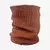 vista frontal del cuello Salomon Necktube Cozy en color marron
