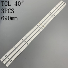 Kit X 3 Tira Led Rca L40nxsmart Tcl L40s4900 Cdh-le40smart10