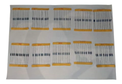 Kit X 100 Resistencias Metal Film 1% 1/4w 10 Valores X 10un. en internet