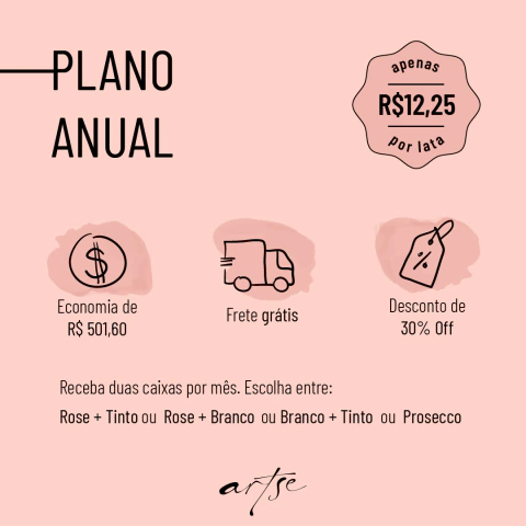 Clube de Assinaturas Artse Plano Anual