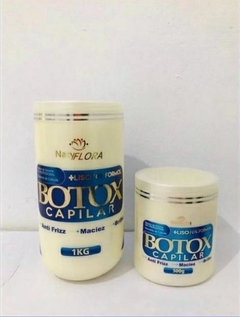 Botox capilar sem formol natyflora 1kg alisa hidrata nutre cabelo alinhado reduz o volume - comprar online