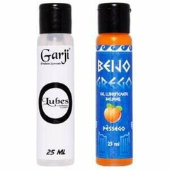 duo beijo grego e lubes gel para massagem 25ml garji - comprar online
