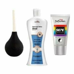 kit anal ducha anestésico e sabonete