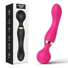 massageador stick dupla estimulação 20 vibrações e 8 velocidades - loja online