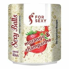 Sexy balls beijável óleo corporal em bolinha 3uni forsexy - loja online