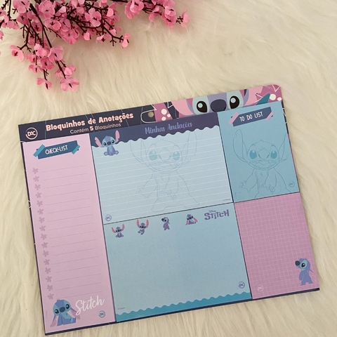 Bloco de anotações Stitch DAC