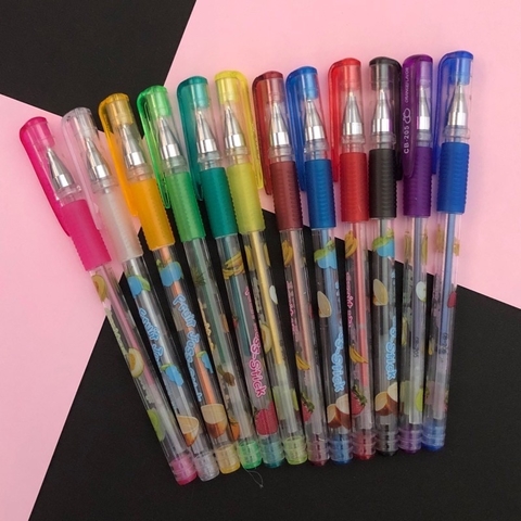 Caneta perfumada com glitter