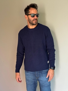 SWEATER MONTREAL BLUE - Carmelo Olivos