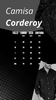 CAMISA CORDEROY - comprar online