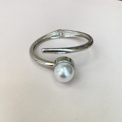 Bracelete Pérola Banhado a Prata - comprar online