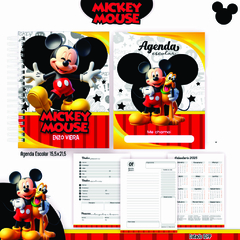 Agenda escolar mickey