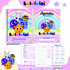 Agenda escolar panda bolofofos - comprar online