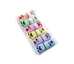 RESALTADOR FLUO MINI HUELLAS BL ZIP X 6 - comprar online