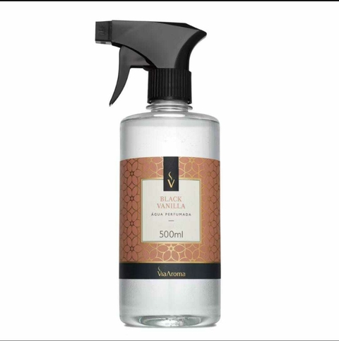 VIA AROMA - ÁGUA PERFUMADA 500ML BLACK VANILLA