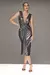 Vestido Midi Liso Com Torção na internet