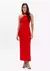 Vestido Super Midi Enfeite Metalizado