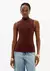 Blusa Canelada Regata Com Gola Alta - Choose