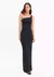 Vestido Super Midi Ombro Único com Fivela