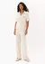 Calça Wide Leg Tricot Cintura Média - loja online