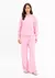 Calça Wide Leg Tricot com Bolsos