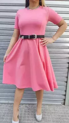 Vestido de pique talle XL