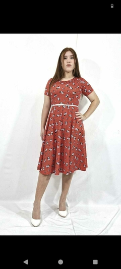 Vestido de crep talle 3