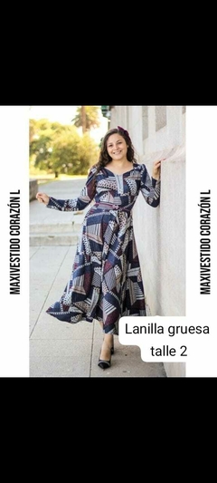 Vestido de lanilla gruesa talle 2