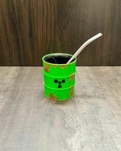Mate Barril Verde Con Oxido