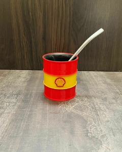 Mate Barril De Aceite Shell