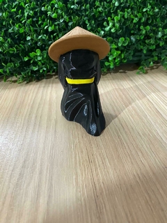Porta Sahumerio Samurái con Cinturón Amarillo - HELVEK