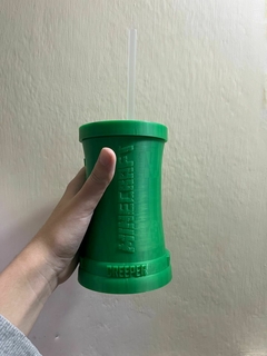 Vaso Milkshake Creeper Minecraft - comprar online