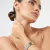 BRINCO EAR CUFF COM ZIRCÔNIAS REDONDAS BRANCAS BANHADO A RÓDIO - comprar online