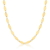 Choker com Medalhas Ovais Lisas Banhada a Ouro
