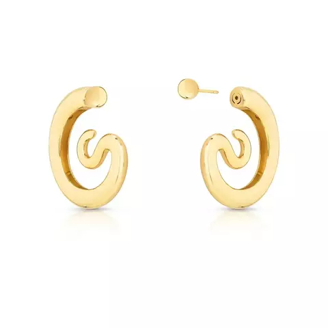 BRINCO EAR JACKET CURVA LISA