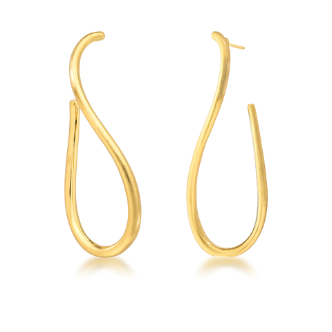 BRINCO CURVO LISO ACETINADO