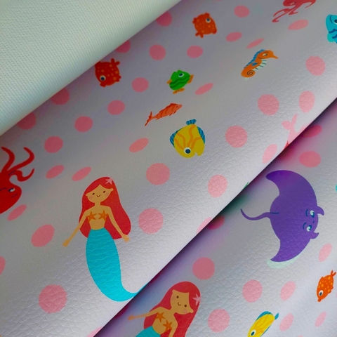 SINTÉTICO DOLL FUNDO DO MAR ROSA - COLEÇÃO KIDS