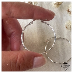 Argollas Sipirok 30mm. #AR234 - comprar online
