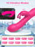 Vibrador Coelho Estimulo Penetração + Clitoris (pink) - loja online