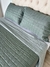 COLCHA PEROLA VERDE SUPER KING - Criativa Moda casa