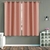 CORTINA LINHO RUSTICO ROSE - Criativa Moda casa