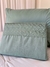 JG DE CAMA RENDADO QUEEM VERDE - Criativa Moda casa