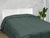EDREDON QUEEM VERDE ESMERALDA - comprar online
