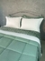 EDREDON QUEEM VERDE ERVA DOCE - comprar online