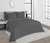 COLCHA PLAZA KING CINZA - Criativa Moda casa