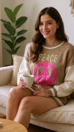 Blusa inverno Peace - comprar online