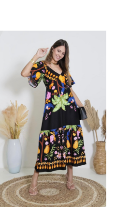 Vestido nature preto - comprar online